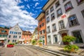 Historic city center of Brugg, Aargau, Switzerland Royalty Free Stock Photo