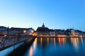 Historic city center of Lucerne. Swiss landmark - May 28, 2017 : Night Lucerne During the high season of Switzerland, so many Royalty Free Stock Photo