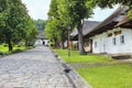 Historic city centre of Lanckorona, polish resort, Poland