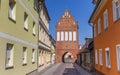 Historic city gate Stralsunder Tor in Grimmen