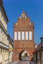 Historic city gate Stralsunder Tor in Grimmen