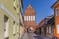 Historic city gate Stralsunder Tor in Grimmen