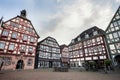 Historic city gruenberg hessen germany Royalty Free Stock Photo