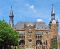 Beautiful historic town hall in Aachen in Germany