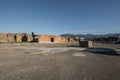 Ruins of Pompeii, buried Roman city near Naples