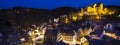 historic city monschau germany in the evening Royalty Free Stock Photo