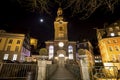 historic city monschau germany in the evening Royalty Free Stock Photo