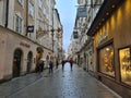 Historic city of Salzburg in fall, Austria Royalty Free Stock Photo