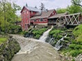 The Old Clifton Mill is an historic piece of Southwest Ohio - Mills Royalty Free Stock Photo