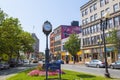 Historic commercial buildings, Lynn, Massachusetts, USA Royalty Free Stock Photo