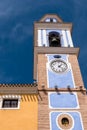 Historic Clock Tower in Mula, Spain Royalty Free Stock Photo