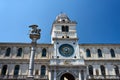 Historic clock tower in Plazza dei Signori in the city of Padua