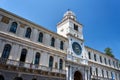 Historic clock tower in Plazza dei Signori in the city of Padua