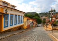 Historic colonial town of Sao Joao del Rei in the state of Minas Gerais in Brazil