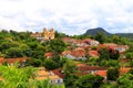 Historic colonial town of Tiradentes in the state of Minas Gerais in Brazil Royalty Free Stock Photo