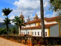 Historic colonial town of Tiradentes in the state of Minas Gerais in Brazil Royalty Free Stock Photo