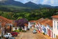 Historic colonial town of Tiradentes in the state of Minas Gerais in Brazil Royalty Free Stock Photo
