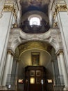 HIstoric colored entrance in the church