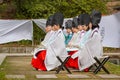 Historic Coming-of-Age Event Women Sitting