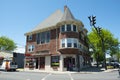 Historic commercial building, Medfield, Massachusetts, USA