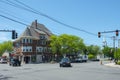 Historic commercial building, Medfield, Massachusetts, USA