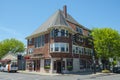 Historic commercial building, Medfield, Massachusetts, USA