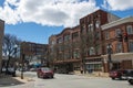 Historic commercial buildings in Lawrence, Massachusetts, USA