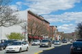 Historic commercial buildings in Lawrence, Massachusetts, USA