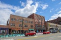 Historic commercial buildings, Nashua, New Hampshire, USA Royalty Free Stock Photo