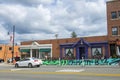 Historic commercial buildings, Nashua, New Hampshire, USA Royalty Free Stock Photo