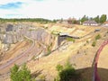 Historic copper mine in the town Falun Sweden Popular travel destination Royalty Free Stock Photo