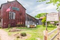 Historic cotton gin in the Texas hill country