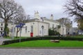 Historic court house building on Isle of Man Royalty Free Stock Photo