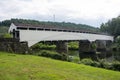 Historic covered bridge in Phillipi, West Virginia Royalty Free Stock Photo