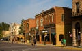 Historic Main Street in Deadwood South Dakota Royalty Free Stock Photo