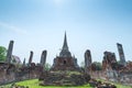 Historic destroyed temple in World Heritage city, Ayuddhaya