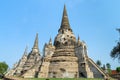 Historic destroyed temple in World Heritage city, Ayuddhaya