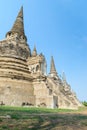 Historic destroyed temple in World Heritage city, Ayuddhaya