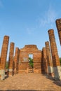 Historic destroyed temple in World Heritage city, Ayuddhaya