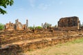 Historic destroyed temple in World Heritage city, Ayuddhaya