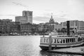 Historic District waterfront of Savannah, Georgia Royalty Free Stock Photo