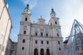 Historic dome of salzburg in the old town.