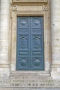 Historic door with steps