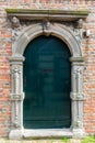 Historic door in Veere, Netherlands