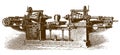 Historical double head horizontal boring machine