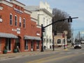 Historic Downtown Apex, North Carolina Royalty Free Stock Photo
