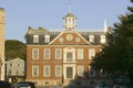 Historic downtown and City Hall and Courthouse in Newport, Rhode Island