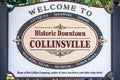Historic Downtown Collinsville, Connecticut Royalty Free Stock Photo