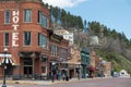 Historic downtown Deadwood, South Dakota Royalty Free Stock Photo