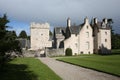 The historic Drum Castle in Scotland, Great Britain Royalty Free Stock Photo